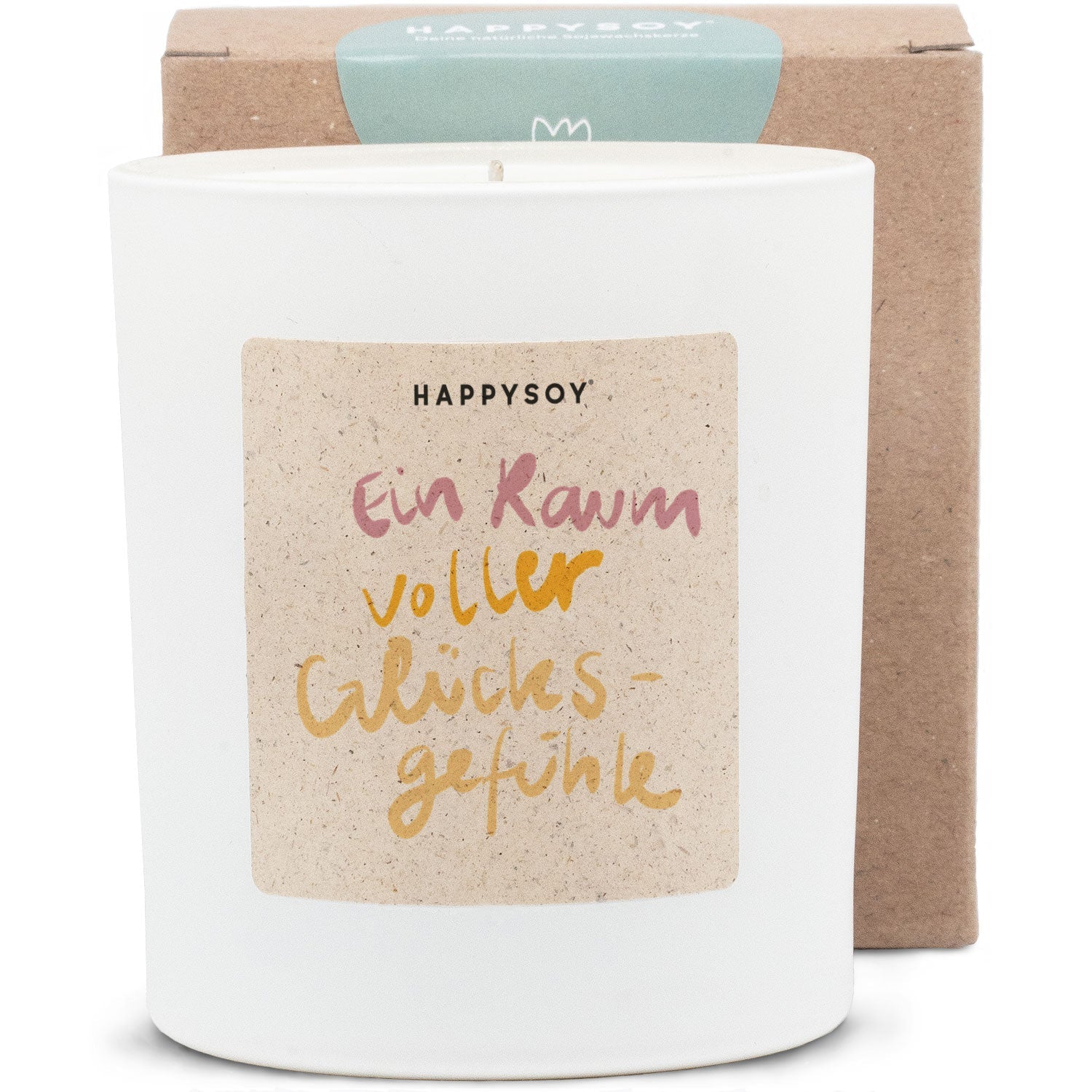 Duftkerze - HAPPYSOY® by Steffi Bauer Raum voller Glücksgefühle - Happysoy®
