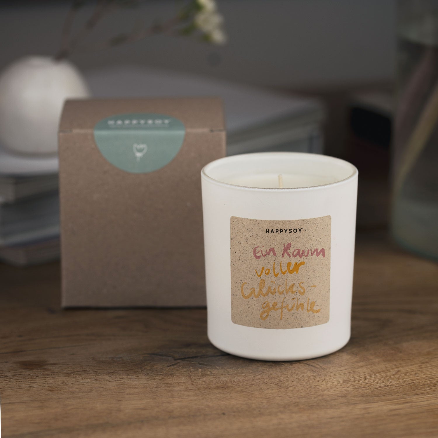 Duftkerze - HAPPYSOY® by Steffi Bauer Raum voller Glücksgefühle - Happysoy®