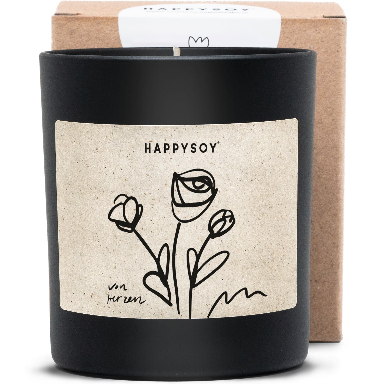Duftkerze - HAPPYSOY® by Steffi Bauer "von Herzen" - Happysoy®