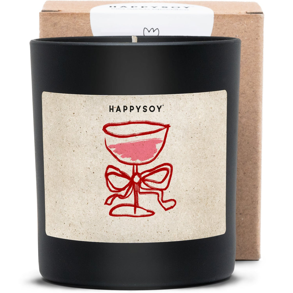 Duftkerze - HAPPYSOY® by Steffi Bauer - Wein Liebe - Happysoy®