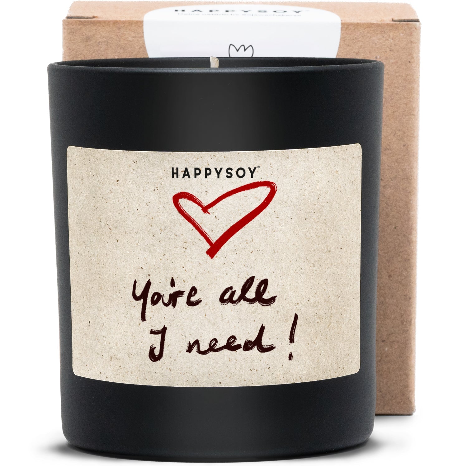 Duftkerze - HAPPYSOY® by Steffi Bauer - You are all I need - Happysoy®