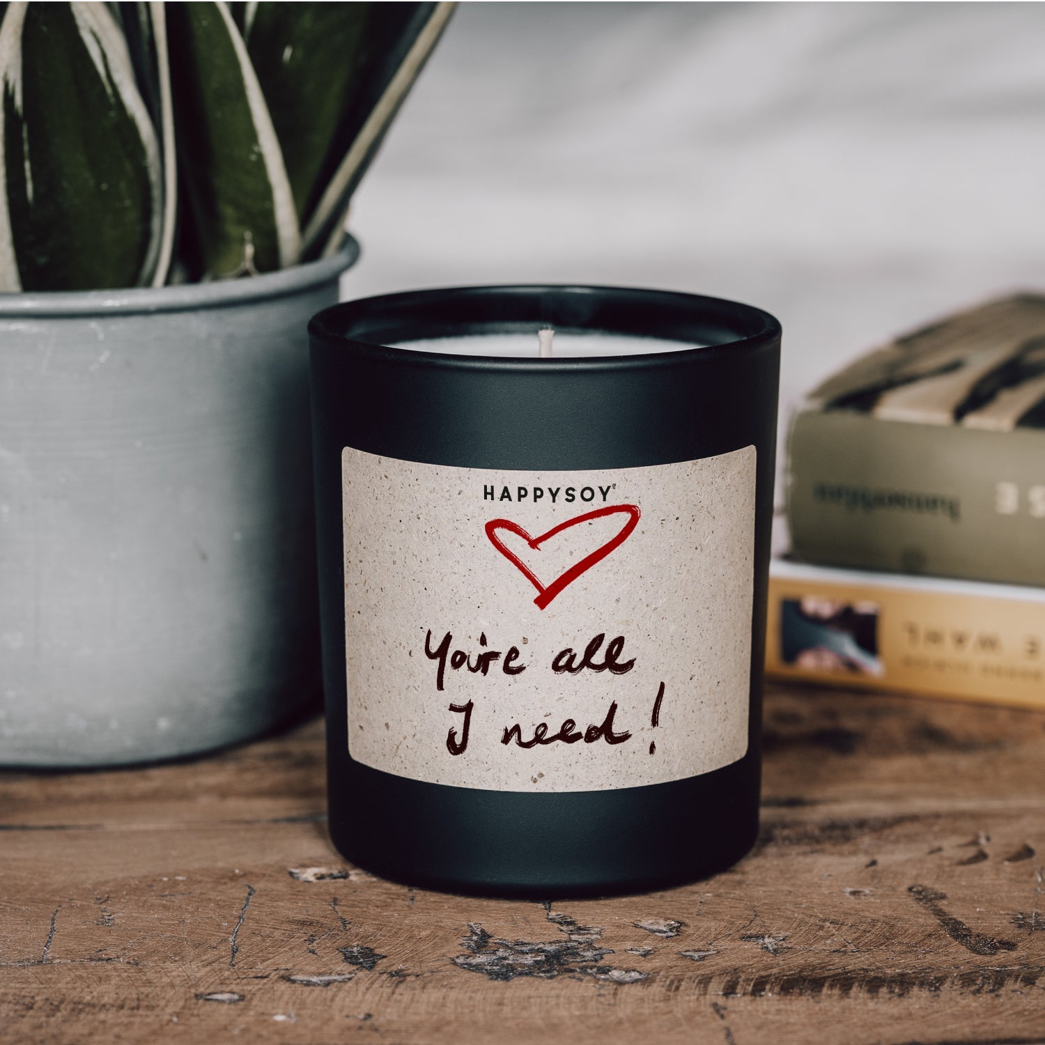 Duftkerze - HAPPYSOY® by Steffi Bauer - You are all I need - Happysoy®