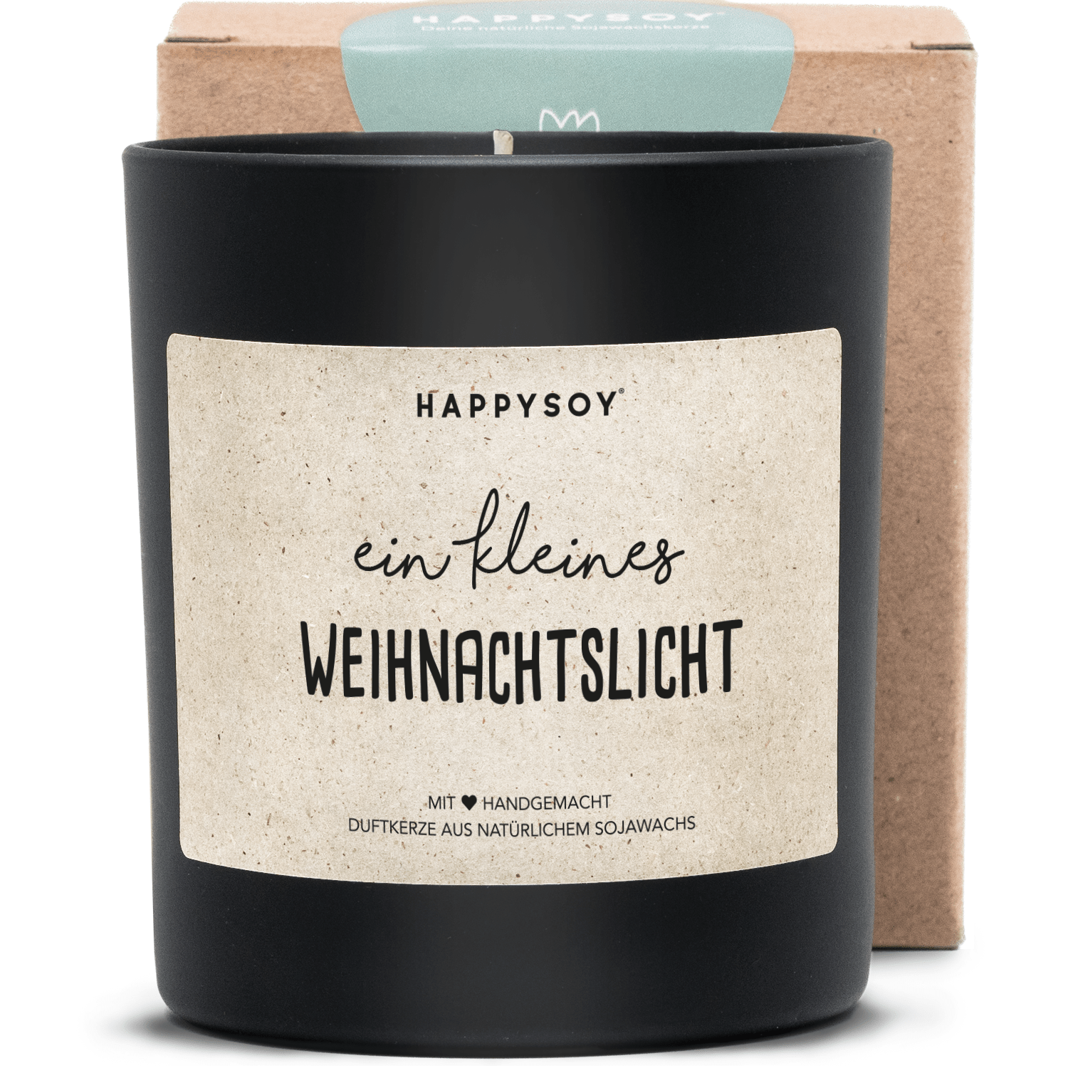 Duftkerze - HAPPYSOY ein klein WEIHNACHTSLICHT. - Happysoy®