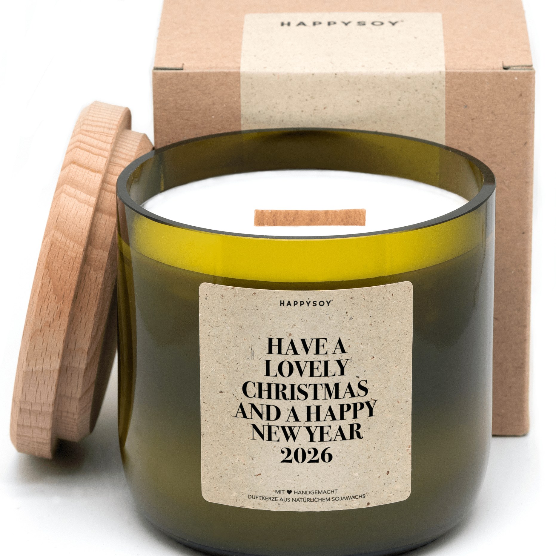 Duftkerze - Have a lovely Christmas and a happy new year 2025 - Happysoy®