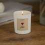 Duftkerze - Herz mit Name (Personalisierbar) - Happysoy®
