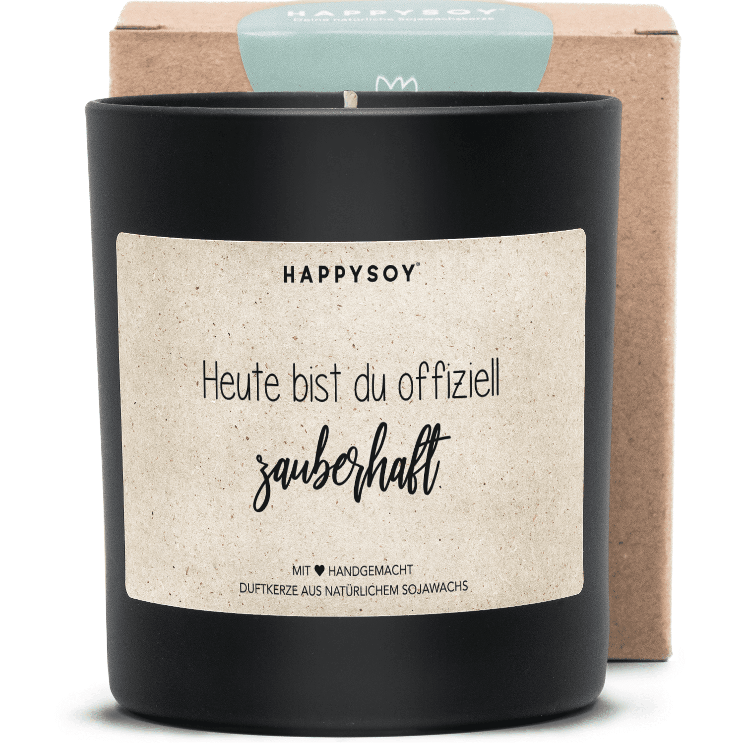 Duftkerze - Heute bist du offiziell zauberhaft - Happysoy®