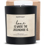 Duftkerze - home is where the jogginghose is. - Happysoy®