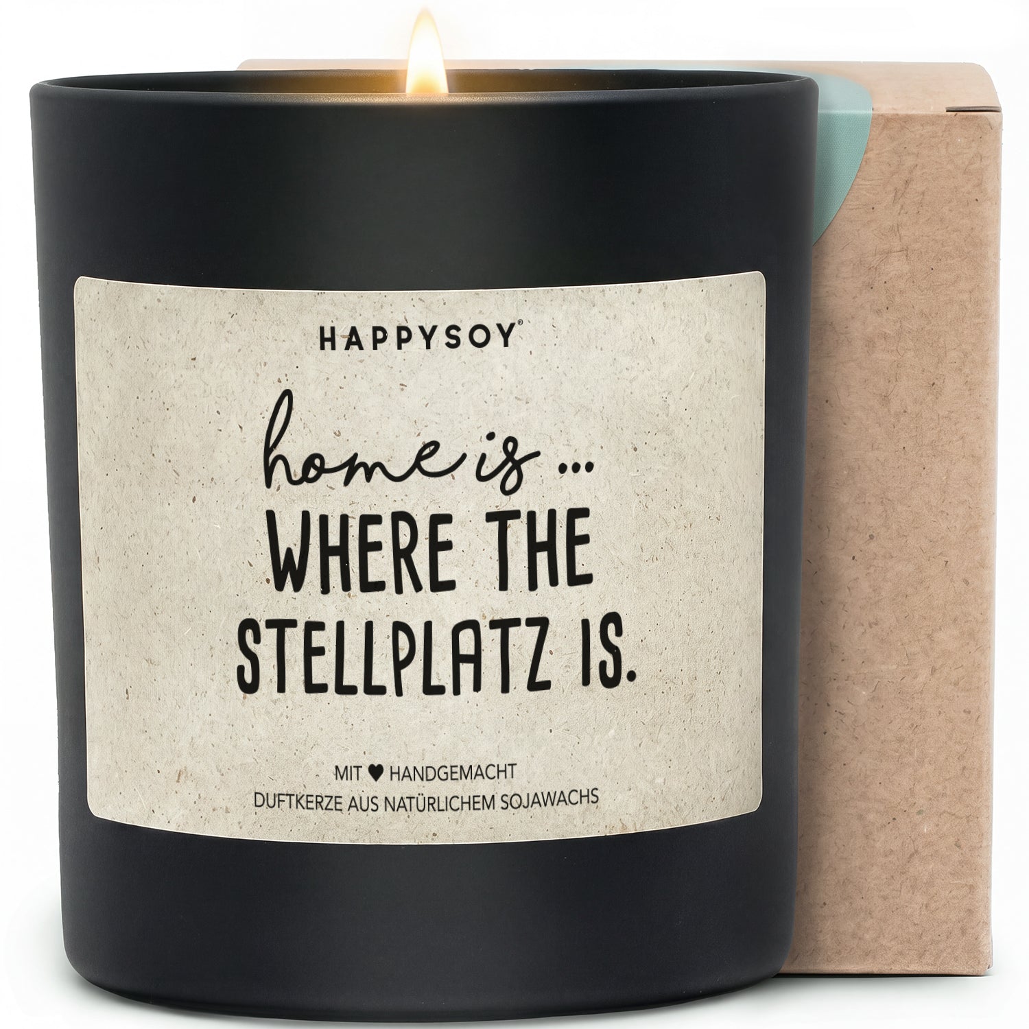 Duftkerze - Home is ... where the Stellplatz is. - Happysoy®