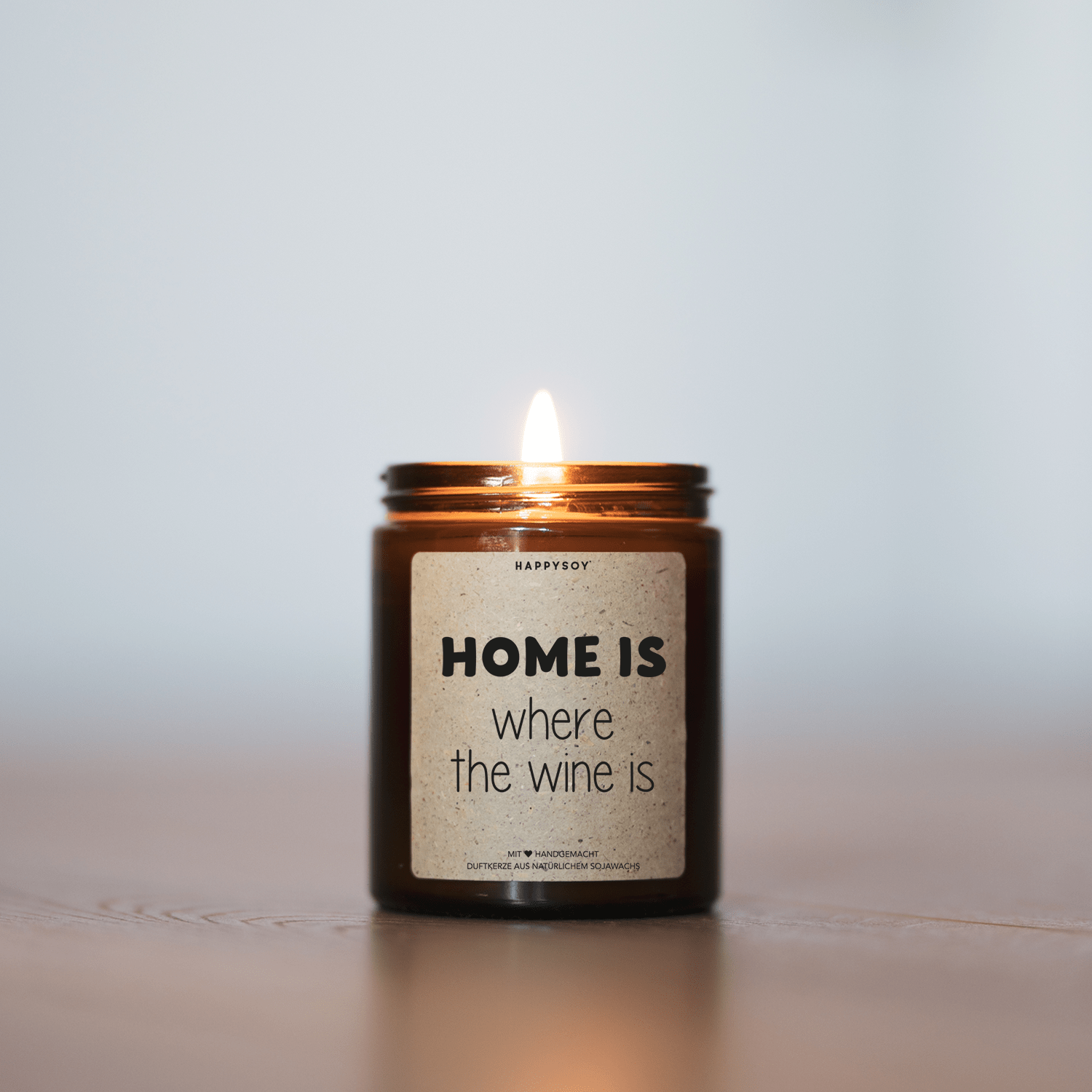 Duftkerze - Home is where the wine is - Happysoy®
