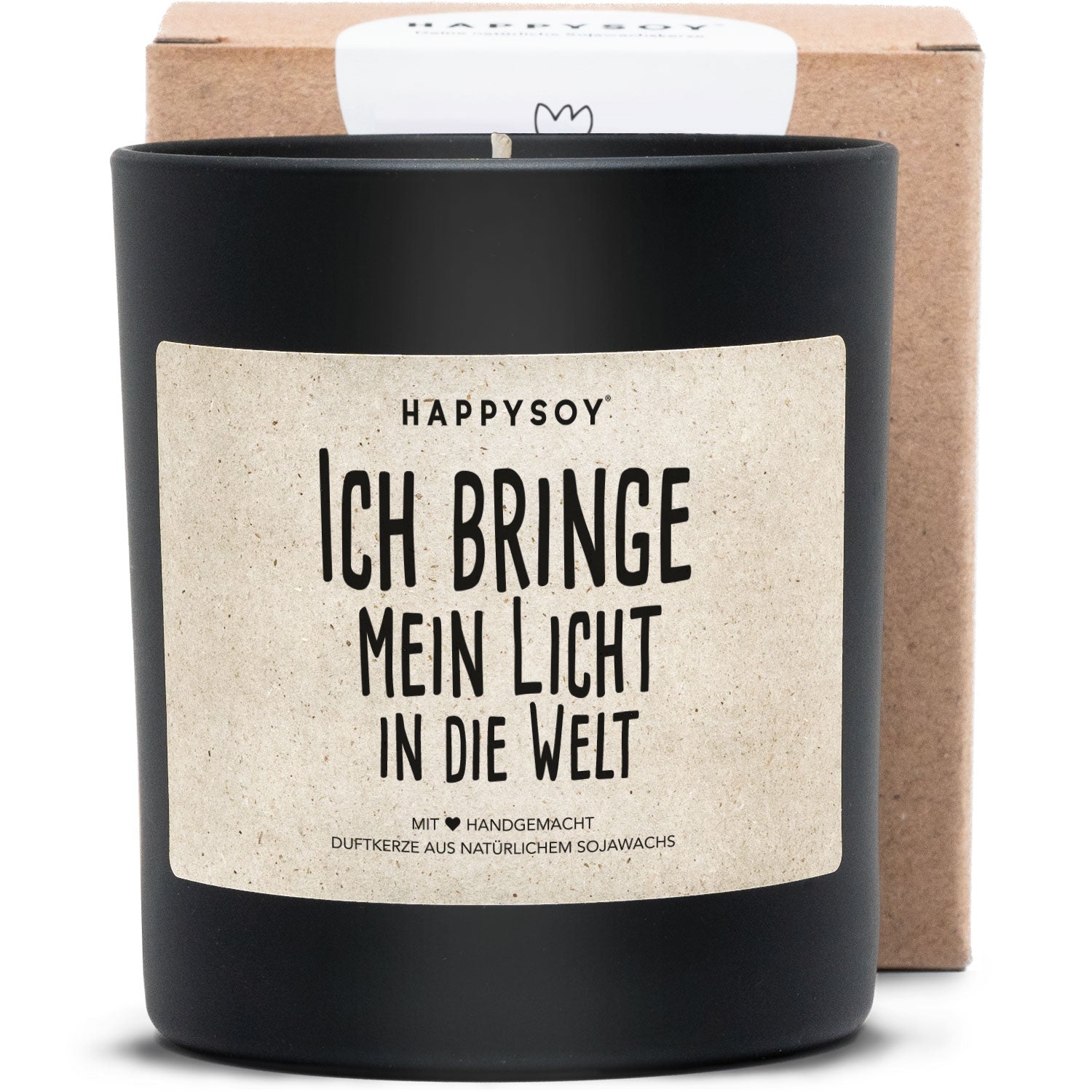 Duftkerze - Ich bringe mein Licht in die Welt - Happysoy®