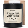 Duftkerze - If you don´t like where you are - MOVE - Happysoy®