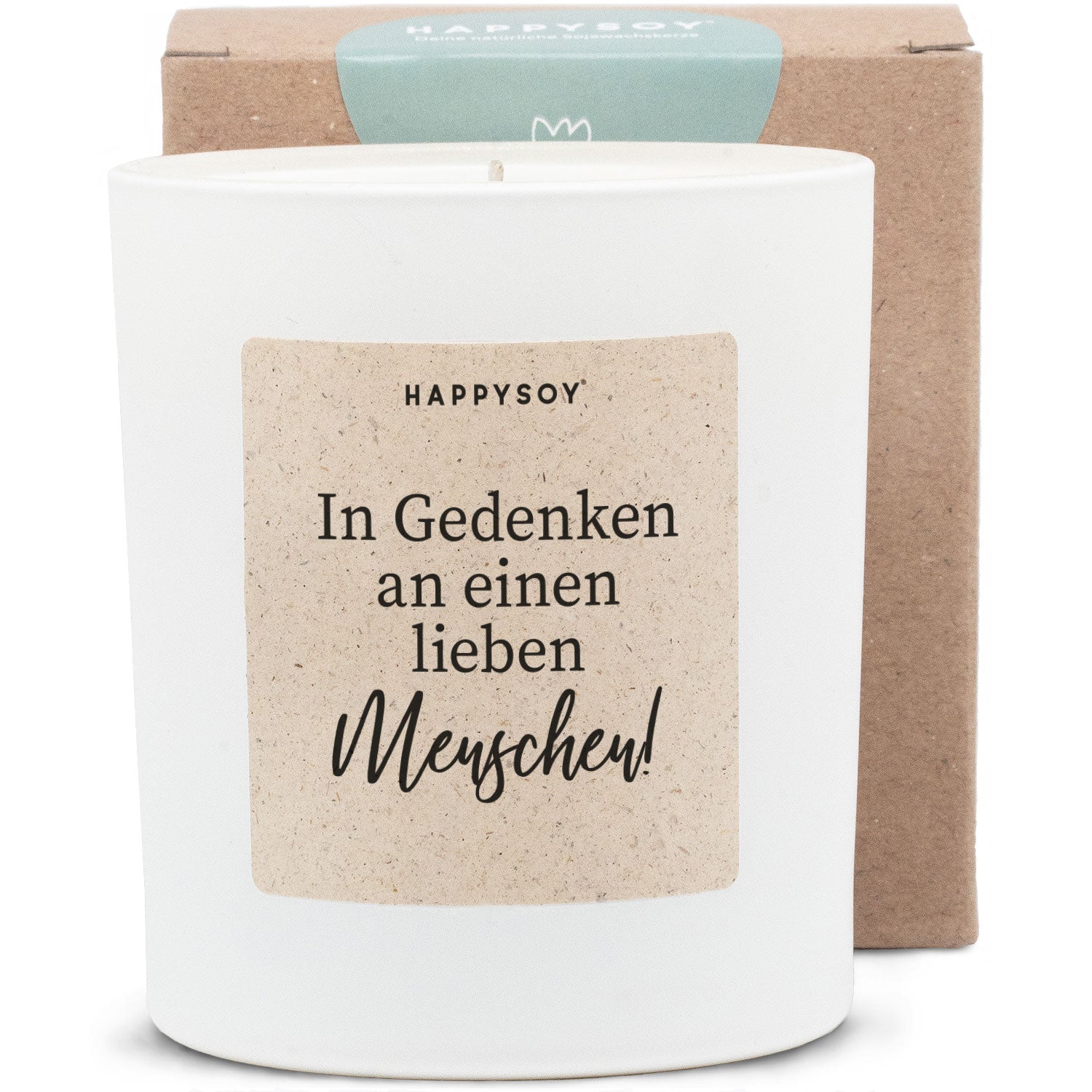 Duftkerze - In Gedenken an einen lieben Menschen! - Happysoy®