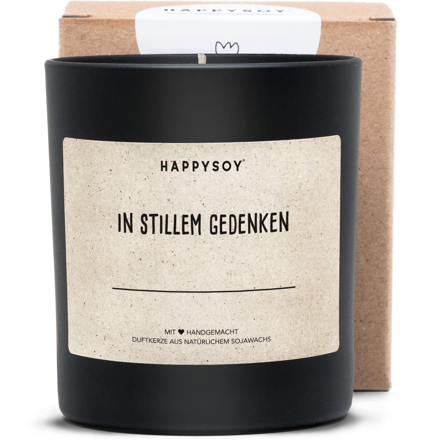 Duftkerze - In stillem Gedenken ____________ - Happysoy®