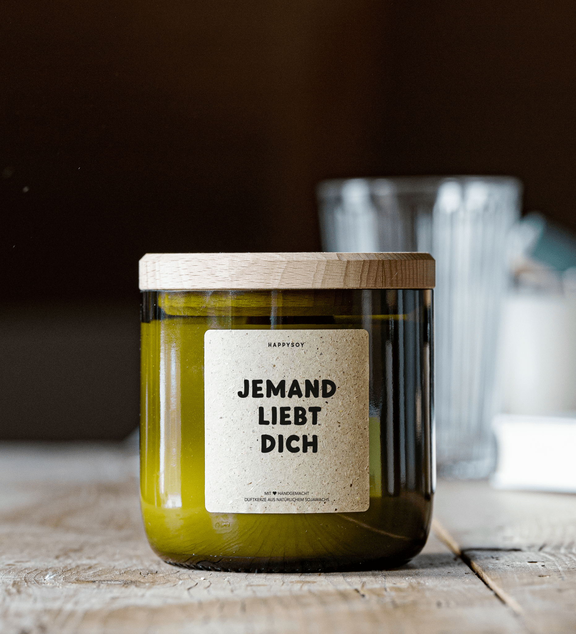 Duftkerze - Jemand liebt dich. - Happysoy®
