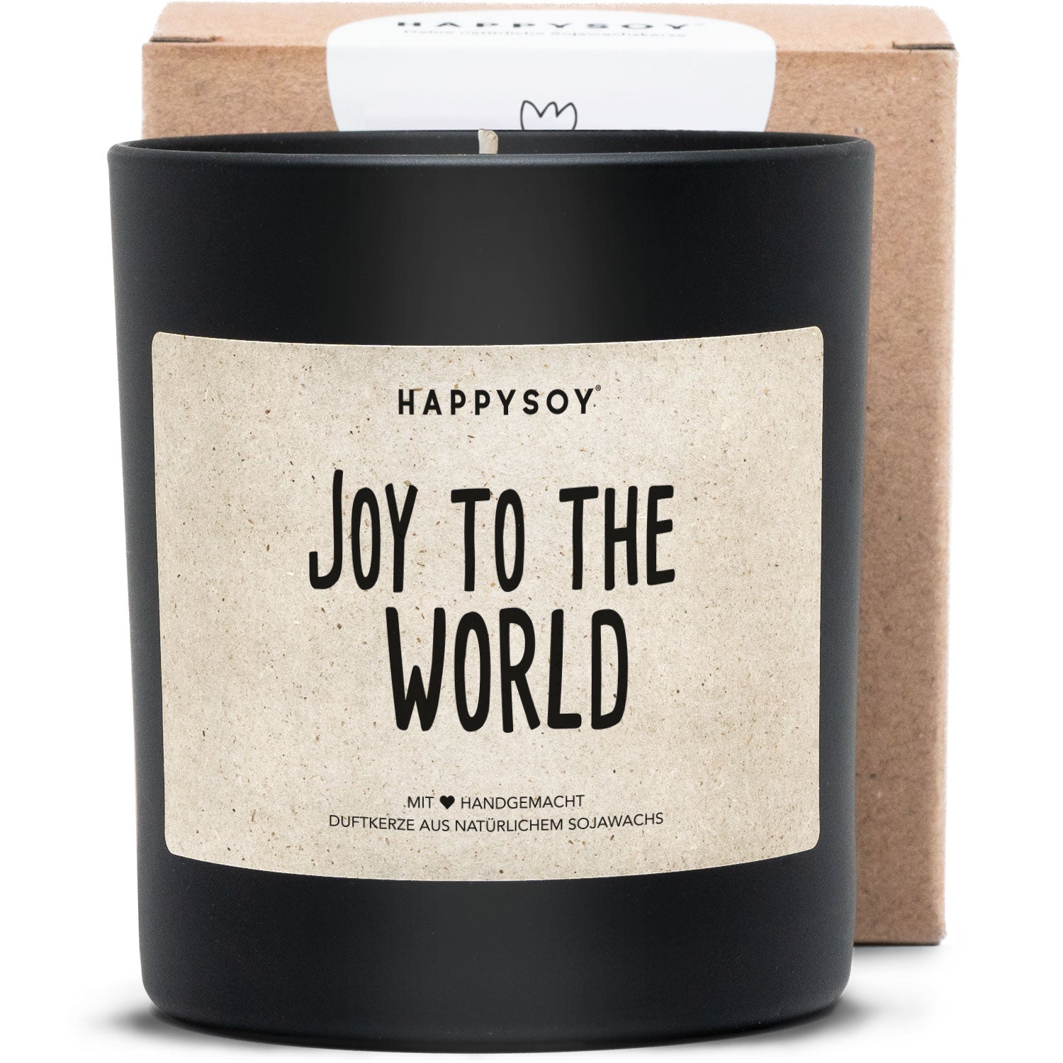 Duftkerze - Joy to the world - Happysoy®