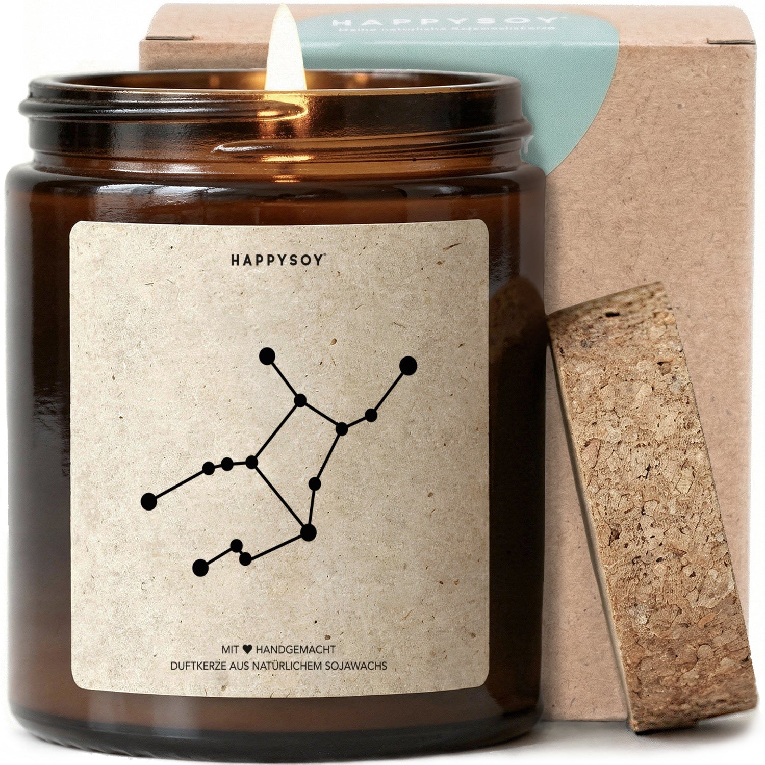 Duftkerze - Jungfrau 2 - Happysoy®
