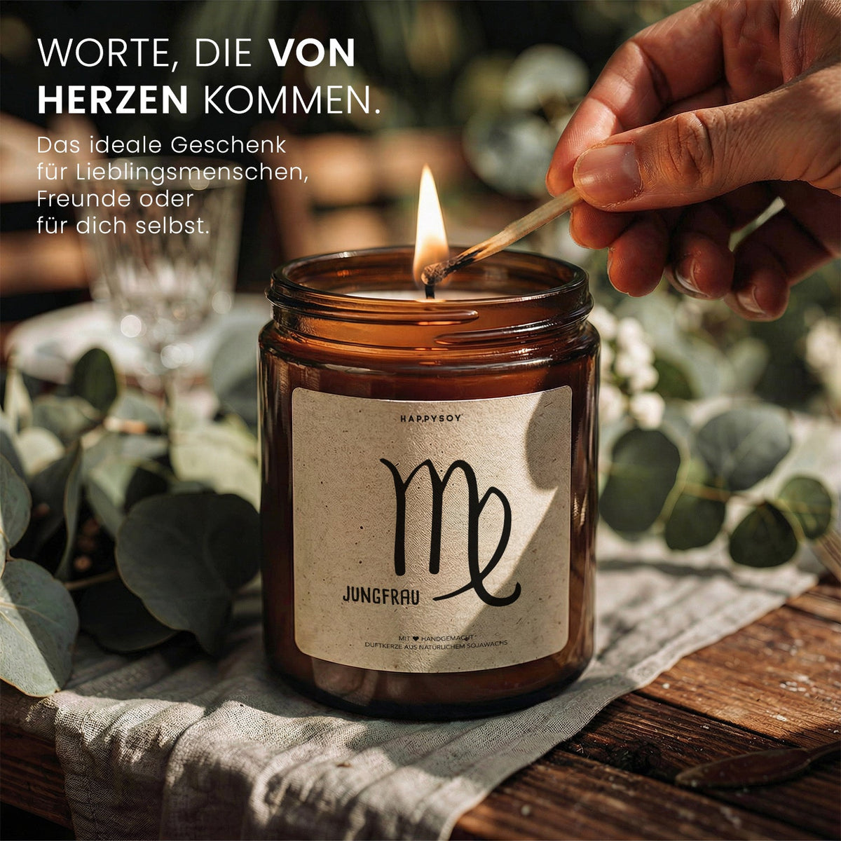 Duftkerze - Jungfrau - Happysoy®