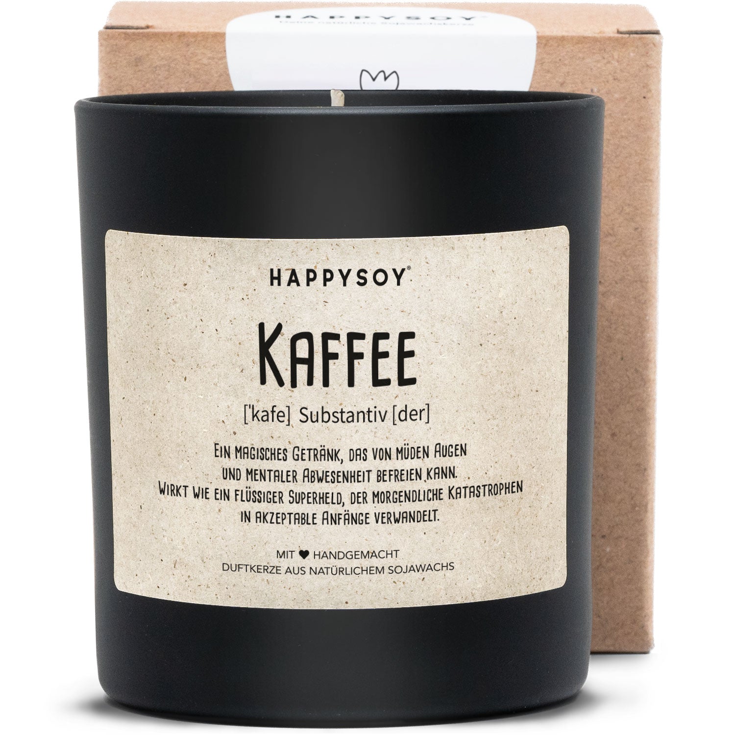 Duftkerze - Kaffee Definition - Happysoy®