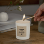 Duftkerze - Kerzen aus, Wünsche an - Happysoy®