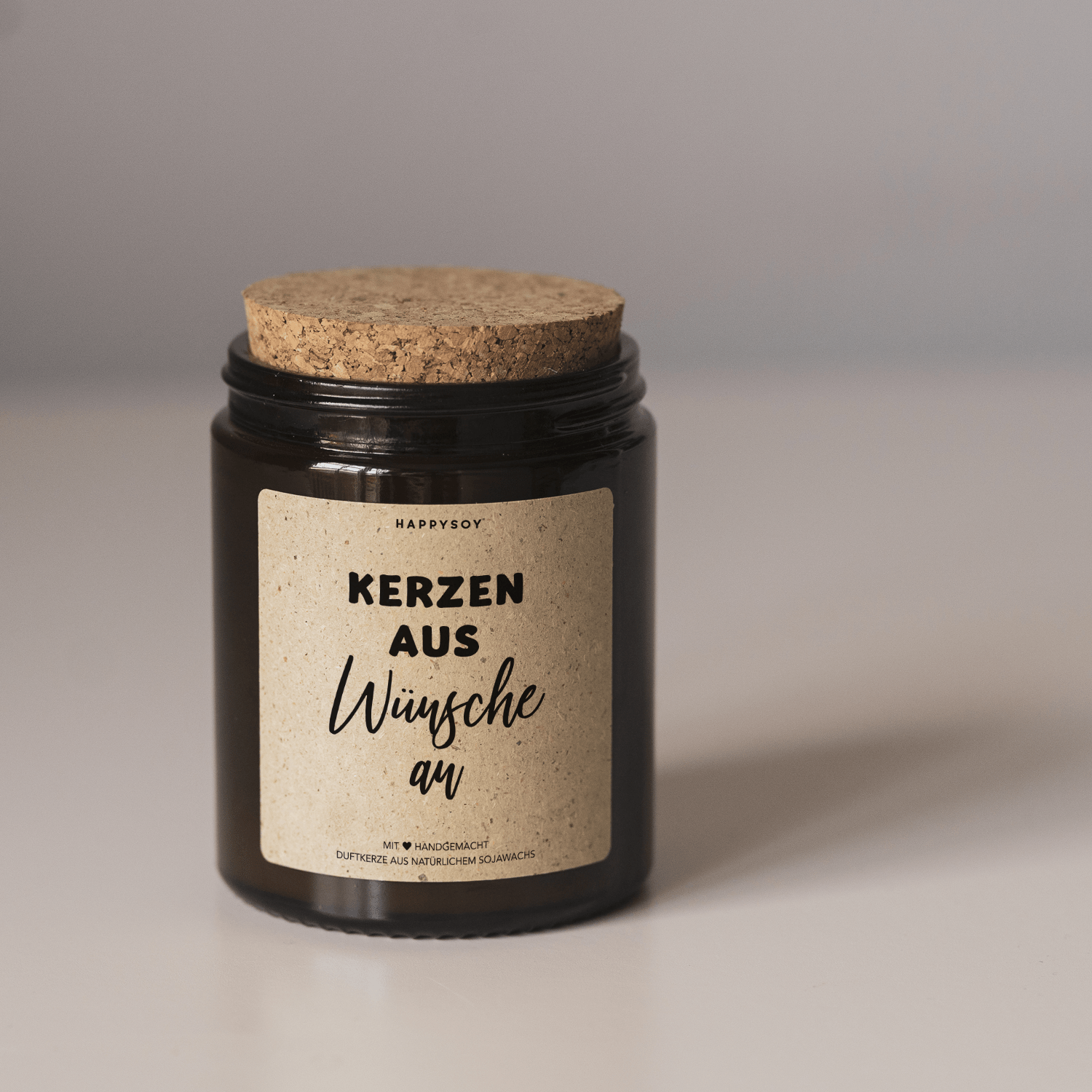 Duftkerze - Kerzen aus, Wünsche an - Happysoy®