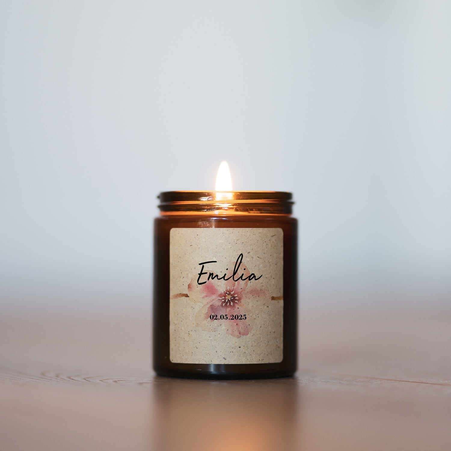 Duftkerze - Kirschblüte (Personalisierbar) - Happysoy®