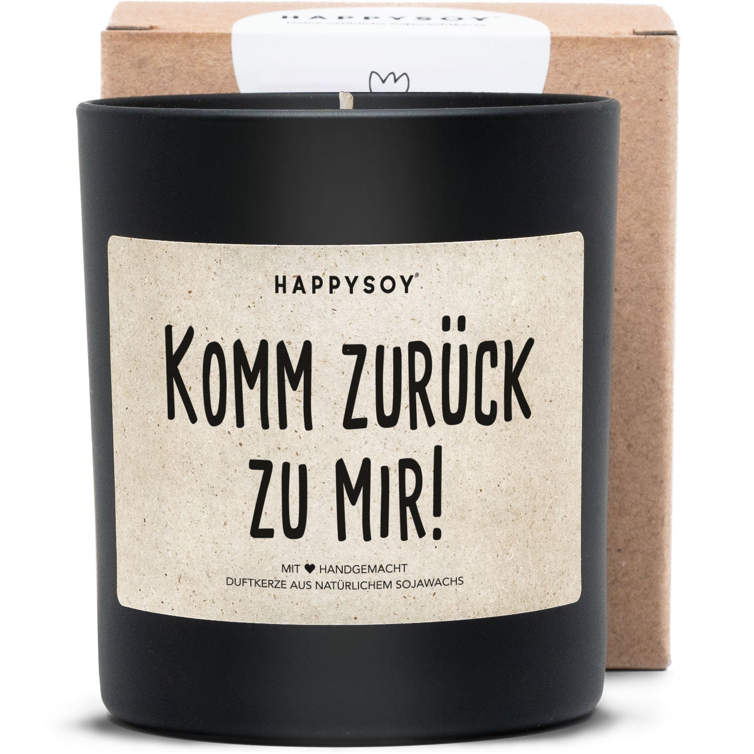 Duftkerze - Komm zurück zu mir! - Happysoy®