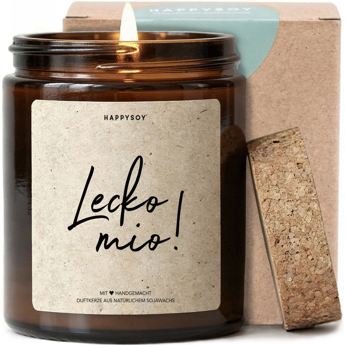 Duftkerze - Lecko mio! - Happysoy®