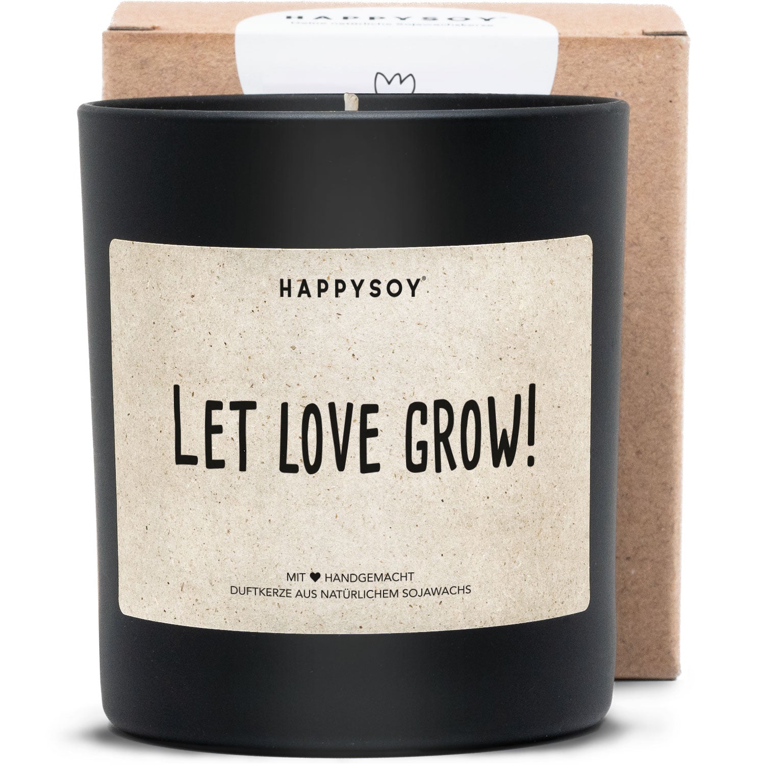 Duftkerze - Let love grow! - Happysoy®