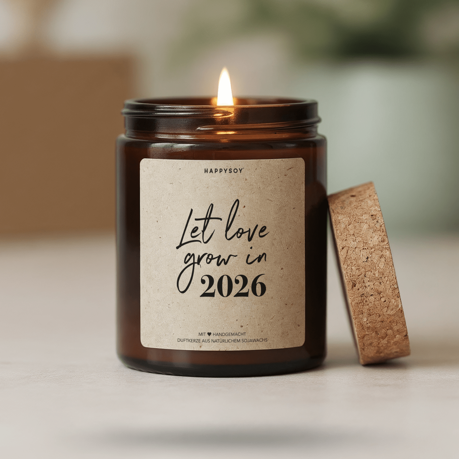 Duftkerze - Let love grow in 2025! - Happysoy®