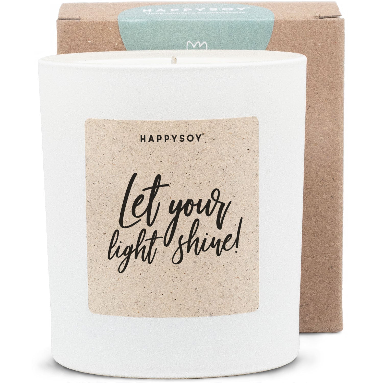 Duftkerze - Let your light shine! - Happysoy®