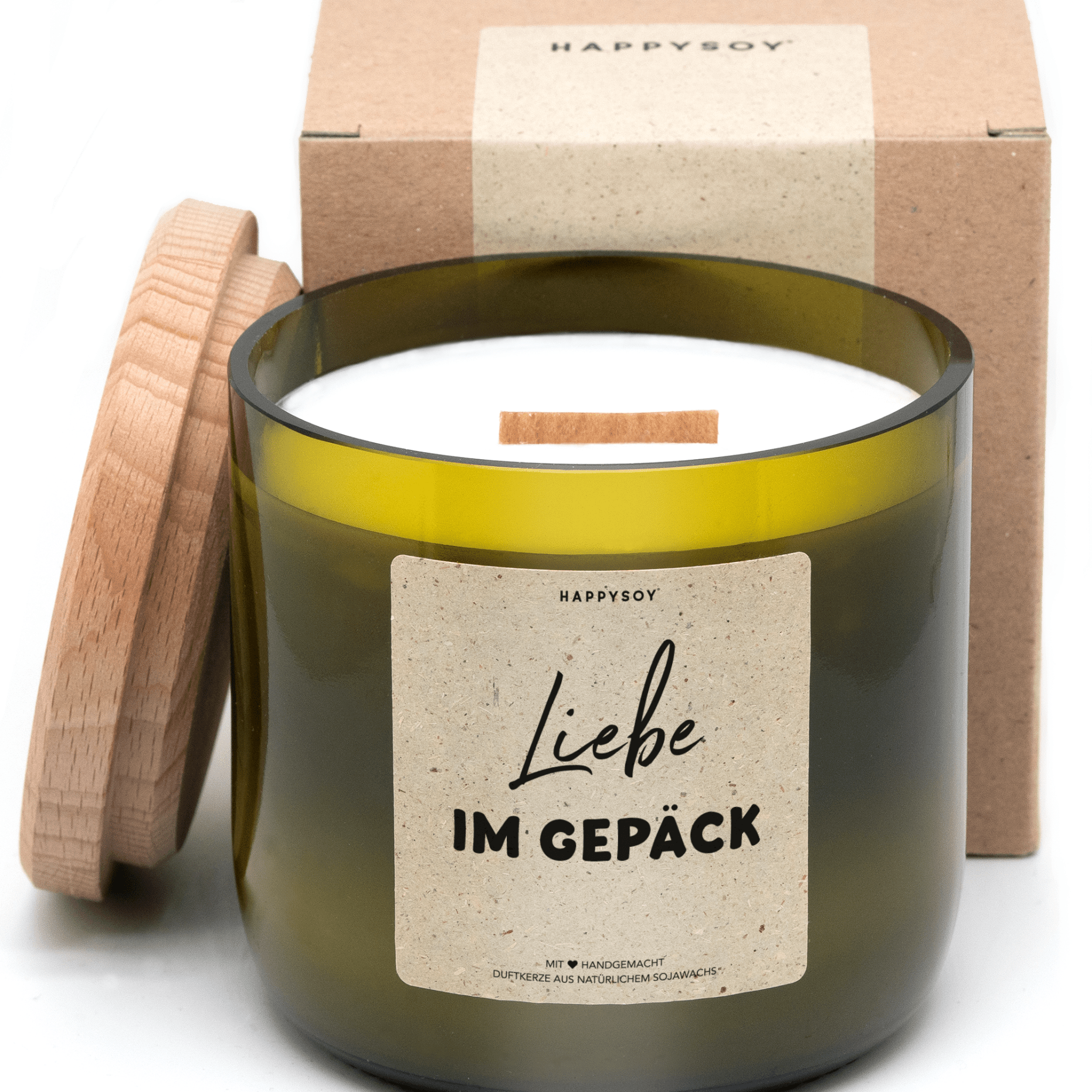 Duftkerze - Liebe im Gepäck - Happysoy®