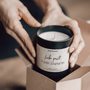 Duftkerze - Liebe passt in jeden Schuhkarton - Happysoy®