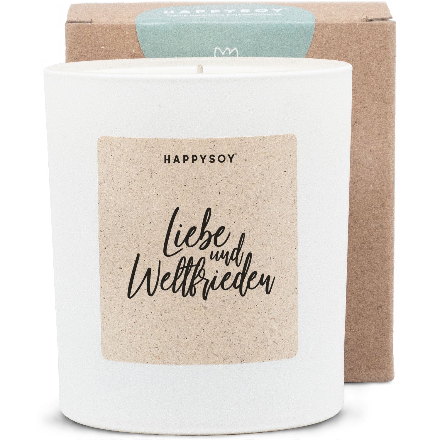 Duftkerze - Liebe und Weltfrieden - Happysoy®