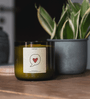 Duftkerze - Liebesnachricht - Happysoy®