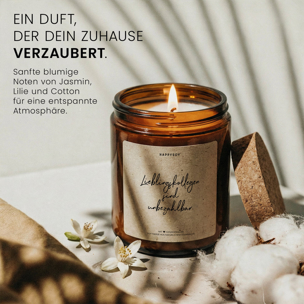 Duftkerze - Lieblingskollegen sind unbezahlbar. - Happysoy®