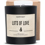 Duftkerze - Lots of love _______ & ______ - Happysoy®