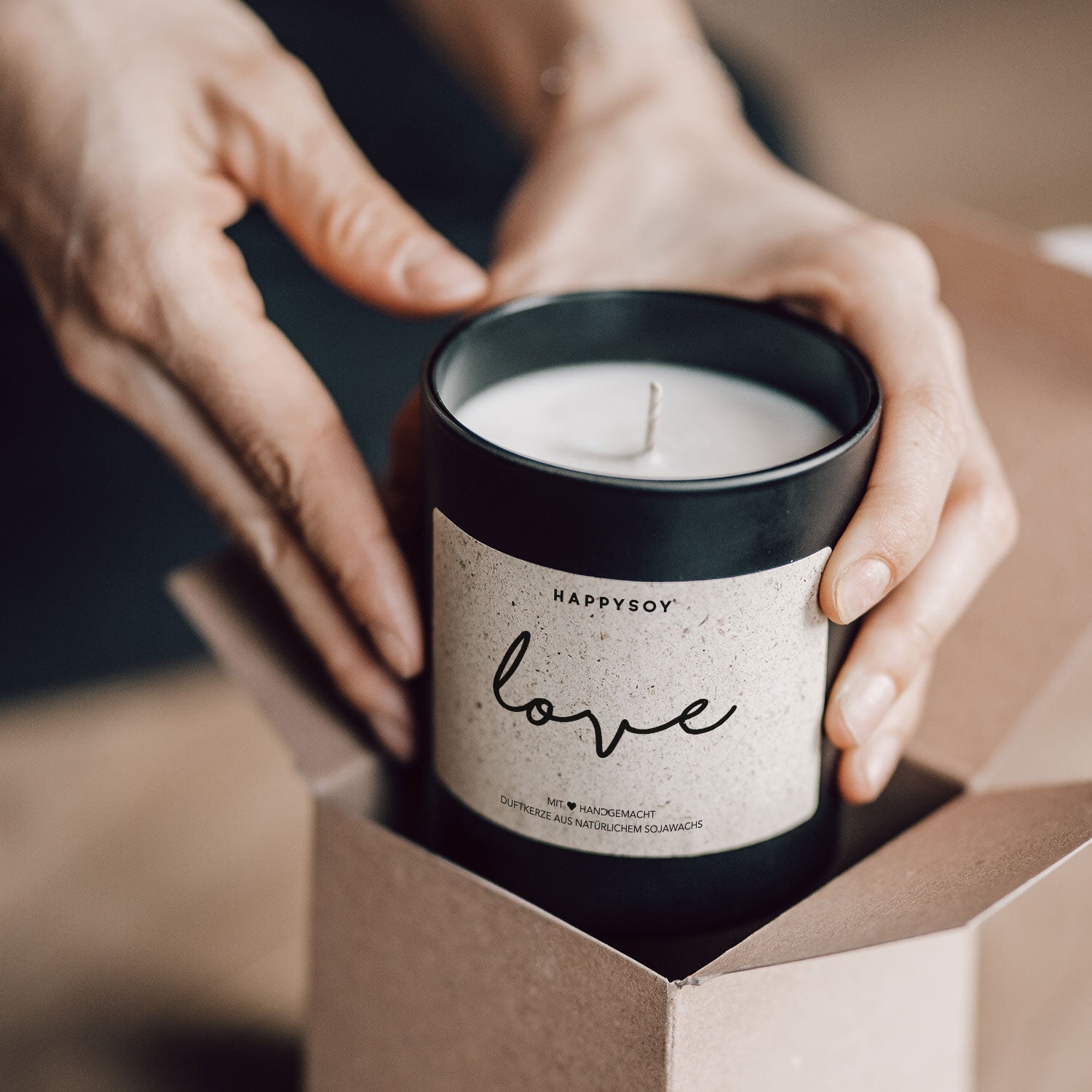 Duftkerze - LOVE - Happysoy®