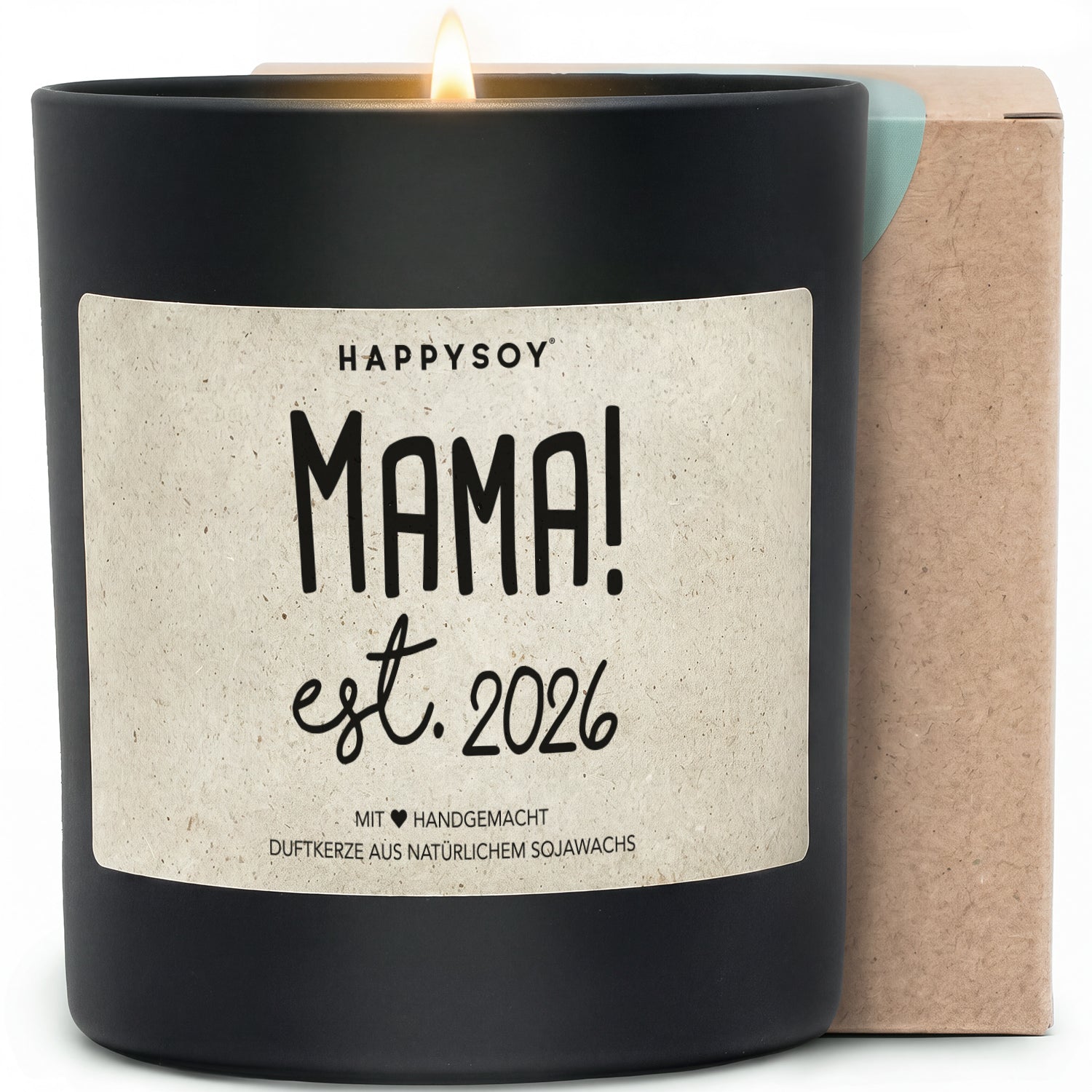 Duftkerze - Mama! est. 2026 - Happysoy®