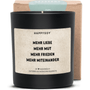 Duftkerze - mehr liebe, mehr mut, mehr frieden, mehr miteinander - Happysoy®
