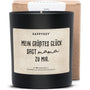 Duftkerze - Mein größtes Glück sagt Mama zu mir. - Happysoy®