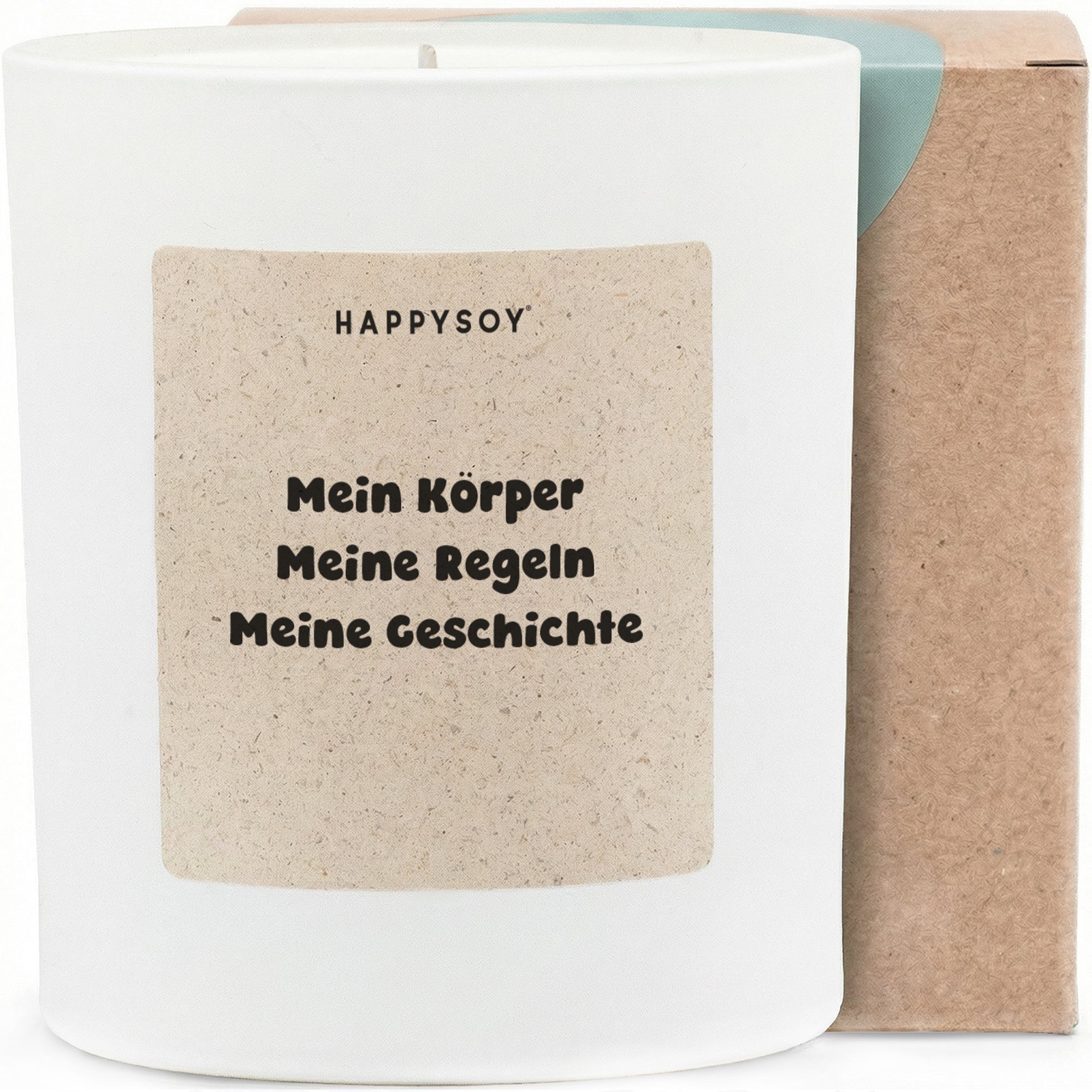 Duftkerze - Mein Körper Meine Regeln Meine Geschichte - Happysoy®