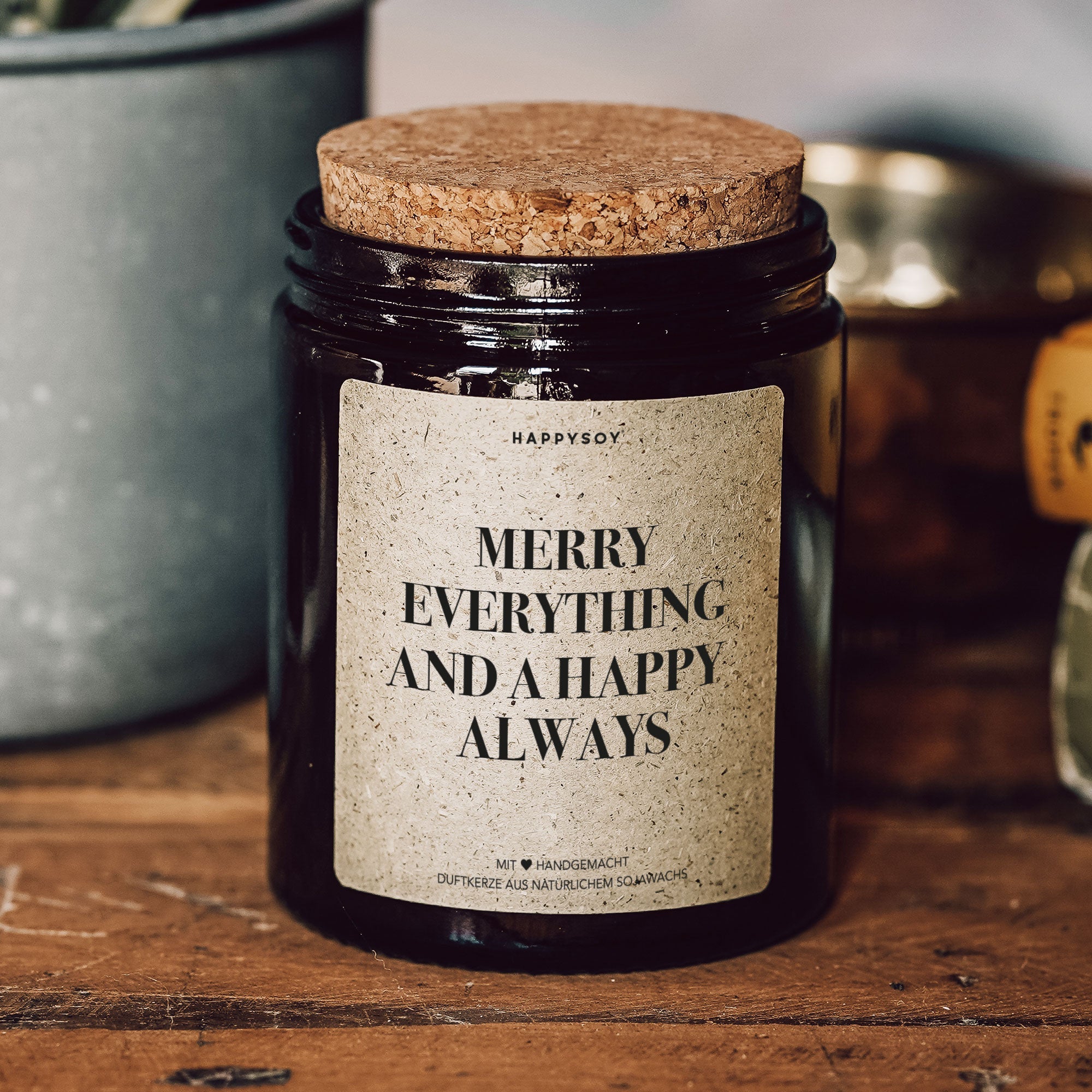 Duftkerze - Merry everything and a happy always! - Happysoy®