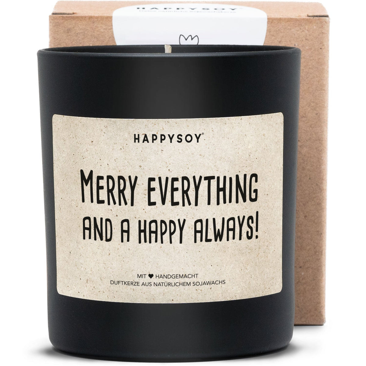 Duftkerze - Merry everything and a happy always! - Happysoy®