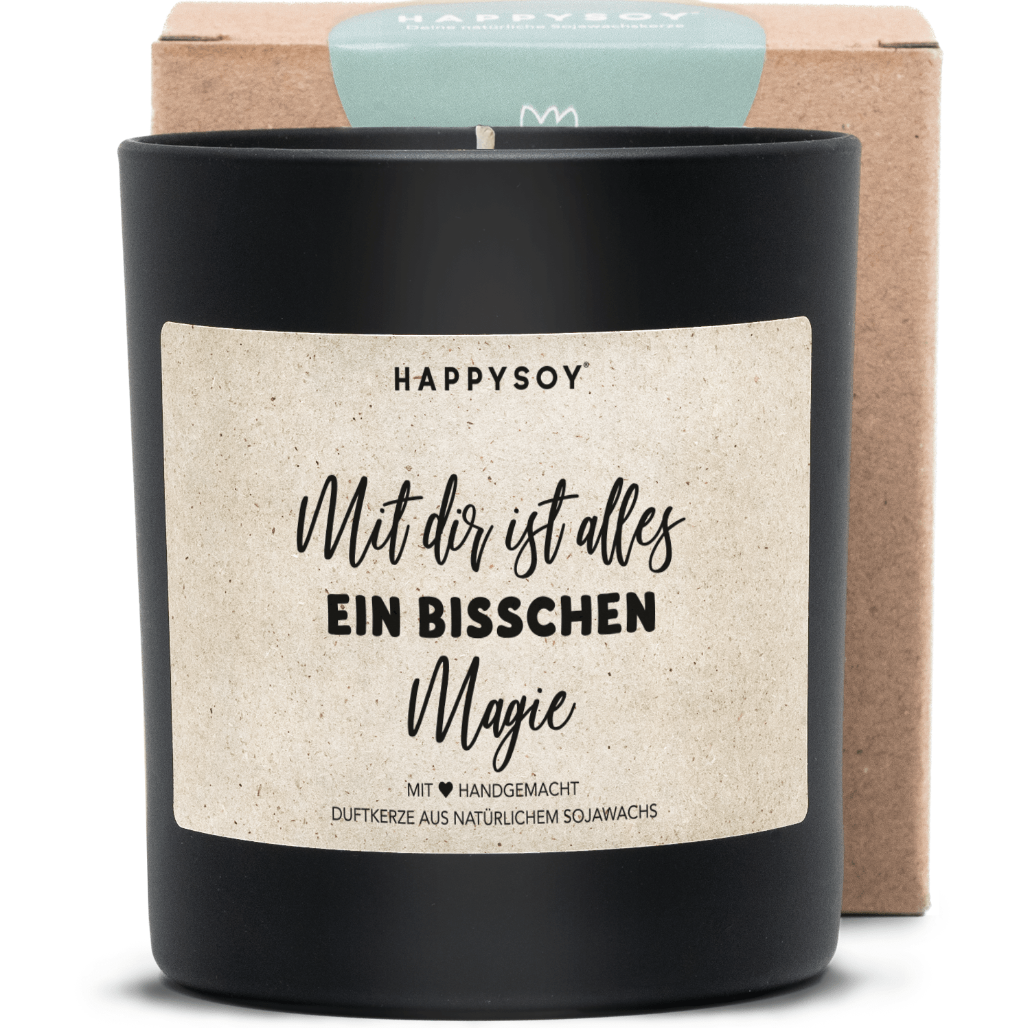 Duftkerze - Mit dir ist alles ein bisschen Magie - Happysoy®