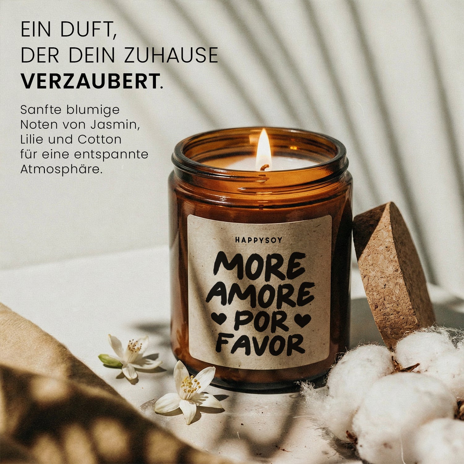 Duftkerze - More Amore Por Favor - Happysoy®