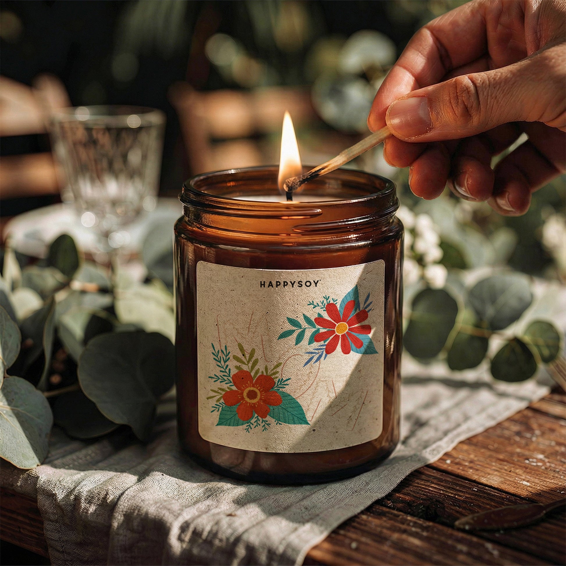 Duftkerze - Muttertag Flower Mom - Happysoy®
