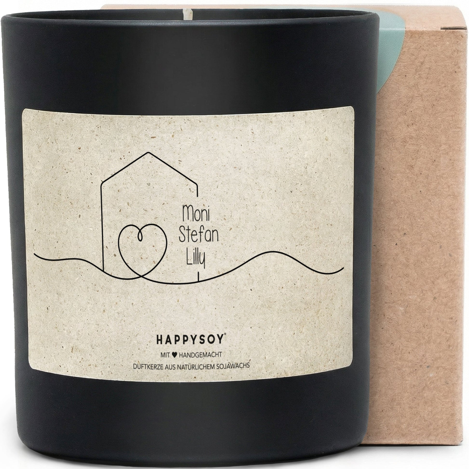 Duftkerze - Namen (Personalisierbar) - Happysoy®