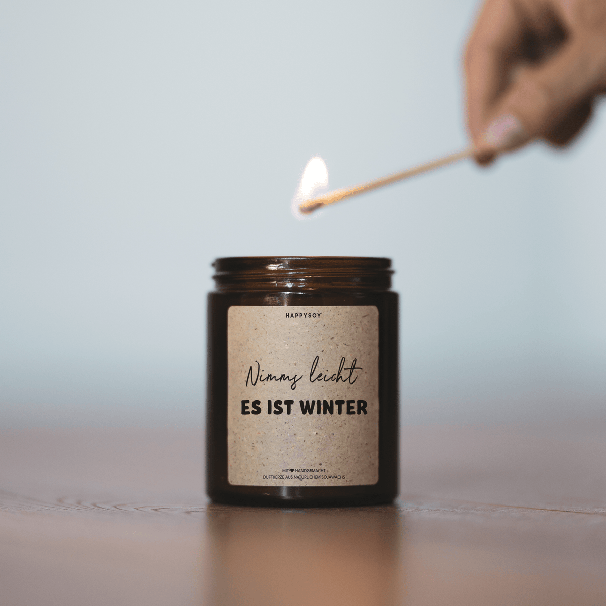 Duftkerze - Nimms leicht es ist Winter - Happysoy®