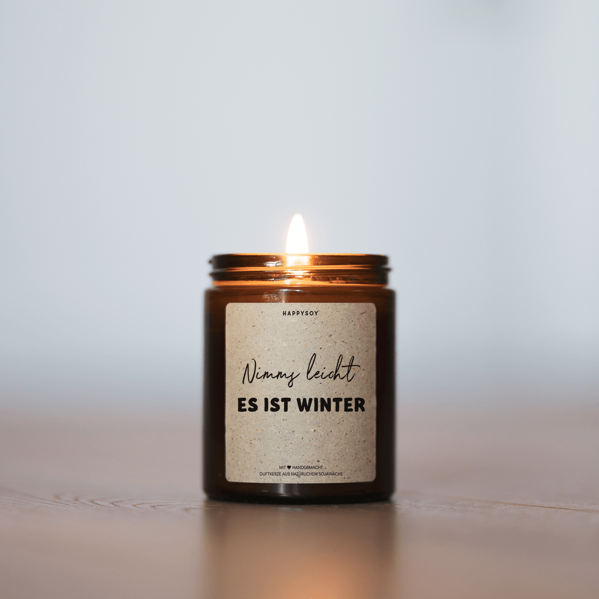 Duftkerze - Nimms leicht es ist Winter - Happysoy®