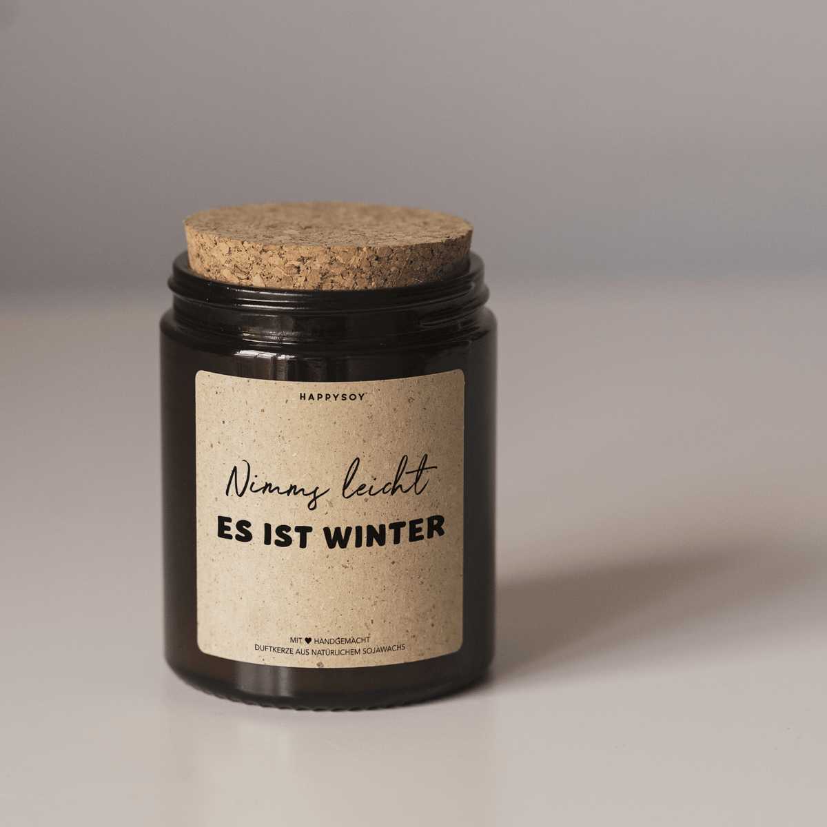 Duftkerze - Nimms leicht es ist Winter - Happysoy®